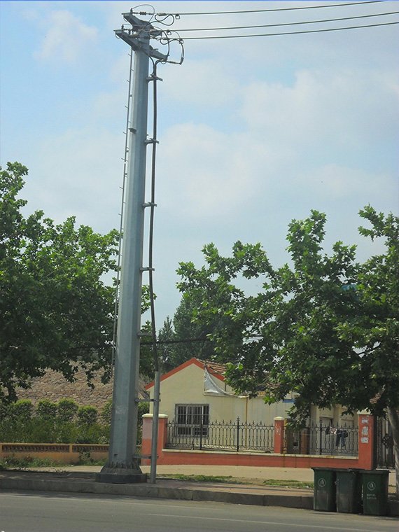 Dead end transmission pole Qingdao Megatro Mechanical and Electrical
